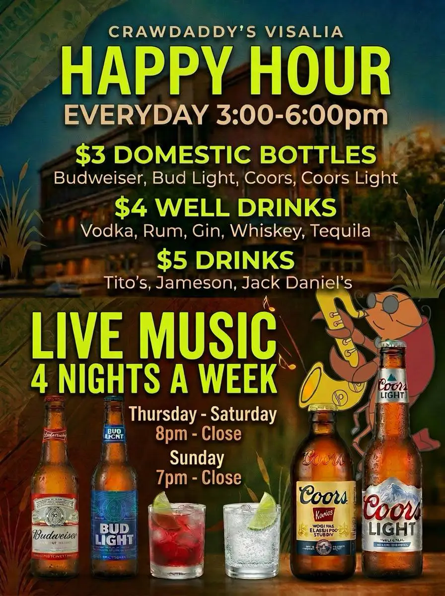 Happy Hour Crawdaddys