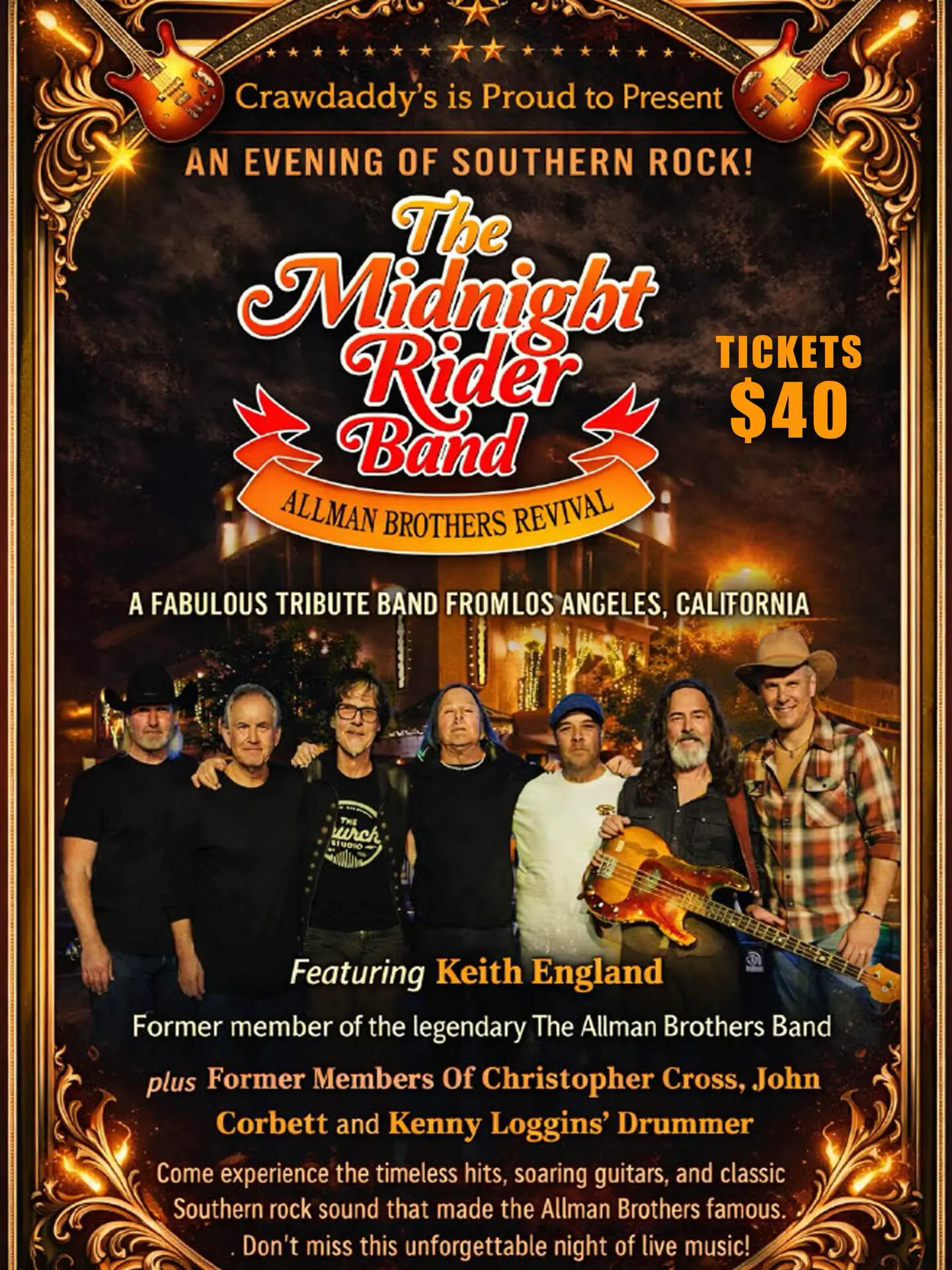 Southern Rock Concert with Midnight Rider