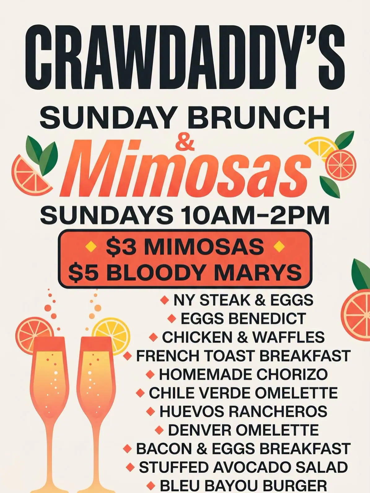 Sunday Brunch Flyer